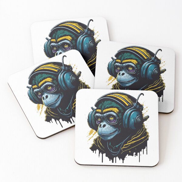 Item preview, Funky Monkey DJ designed and sold by Ruinn Store.