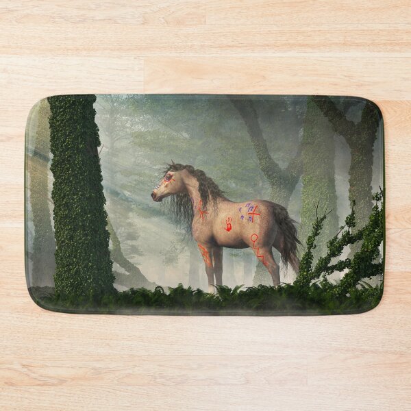Item preview, War Horse in a Misty Forest designed and sold by Daniel Eskridge.