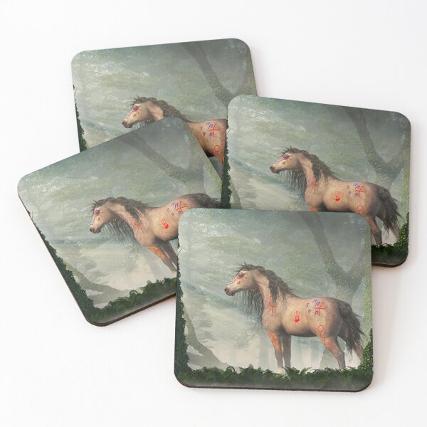 Item preview, War Horse in a Misty Forest designed and sold by Daniel Eskridge.