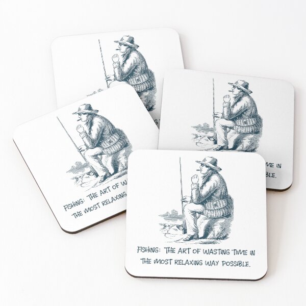 Item preview, Fishing: The art of wasting time in the most relaxing way possible. designed and sold by Abstractbyreyno.