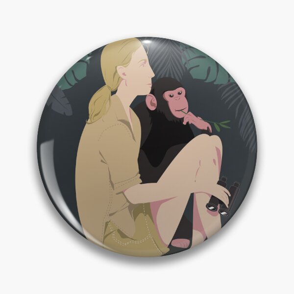 Item preview, Jane Goodall quote Jane Goodall Poster Art Chimpanzee Zoo keeper Female scientist science poster, classroom decor, feminist art print, Steminist designed and sold by GalleryArtField.