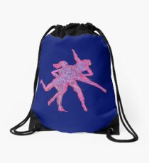 Dimension overlap Drawstring Bag