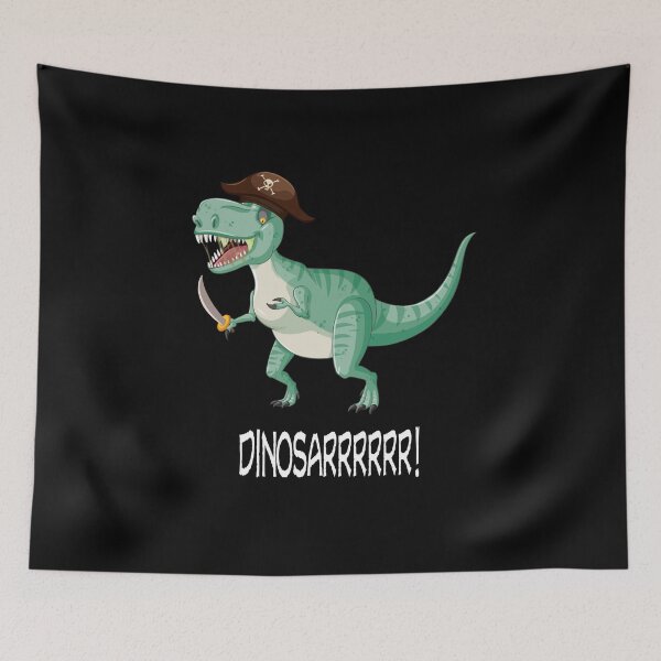 Item preview, Dinosaur Pirate Dinosarrr Boys Kids T-Rex designed and sold by Lenny Stahl.