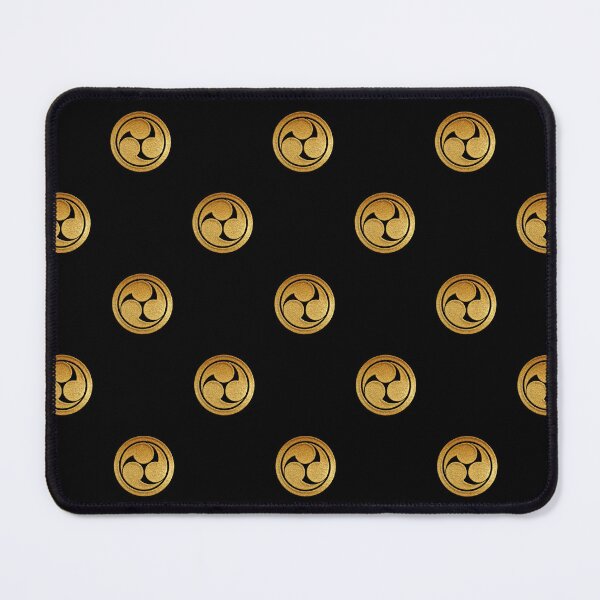 Item preview, Gold Maruni Hidari Mitsu Tomoe Kamon designed and sold by Takeda-art.