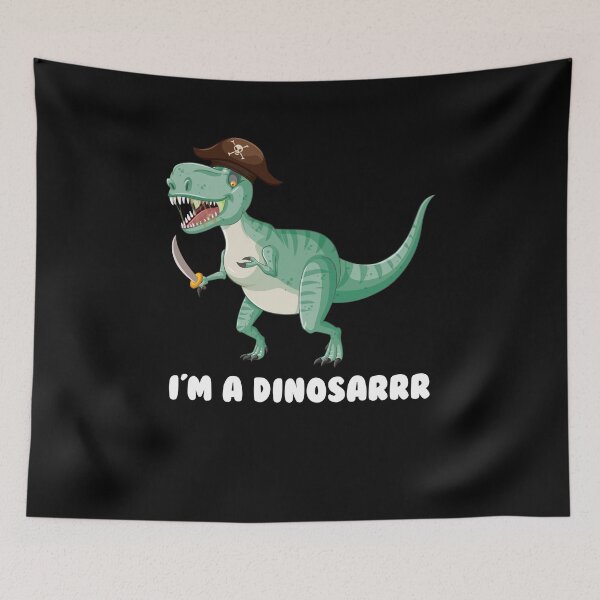 Item preview, Dinosaur Pirate Dinosarrr Boys Kids T-Rex designed and sold by Lenny Stahl.
