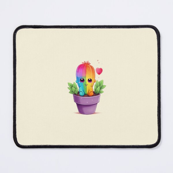 Item preview, Cute colorful rainbow baby cactus designed and sold by Earth Nature Creations.