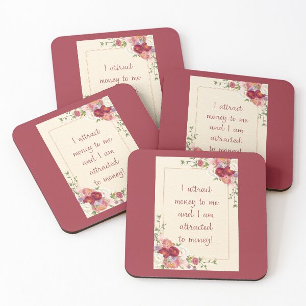 Item preview, I Attract Money to Me and I Am Attracted to Money Affirmation designed and sold by What Your Mind Needs.