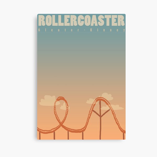Sleater Kinney - Rollercoaster Canvas Print