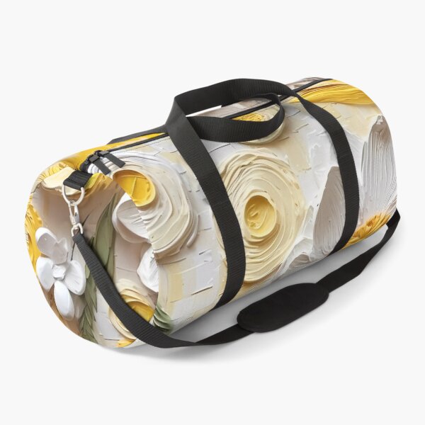 Item preview, Yellow and white flowers artistic texture impasto brush strokes abstract decorative painting18 designed and sold by UnaWu533.