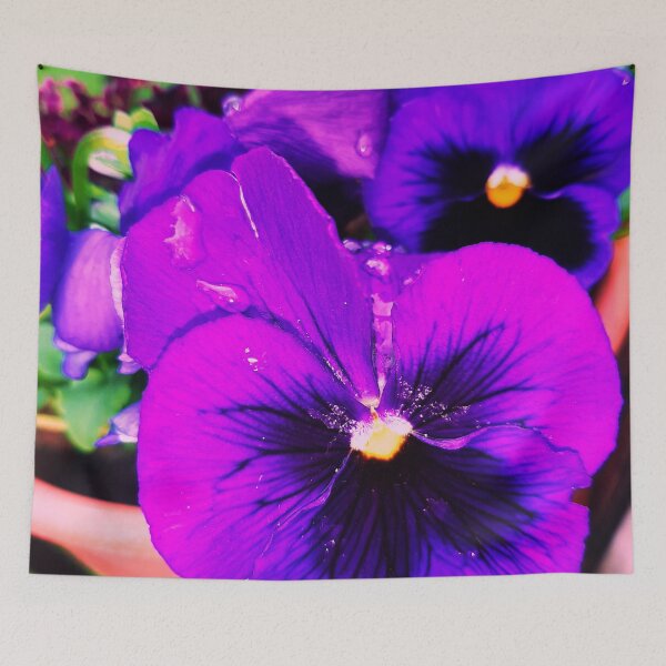 Item preview, purple pansies designed and sold by dfwilliamson.