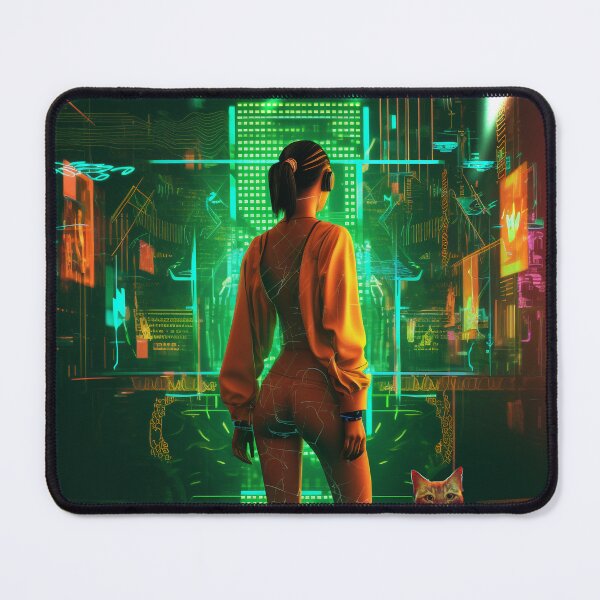 Item preview, Stray Cat Cyberpunk female designed and sold by simplefunart.