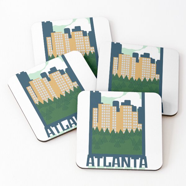 Item preview, Atlanta Skyline designed and sold by Clever City Creations | where beyond apparel.