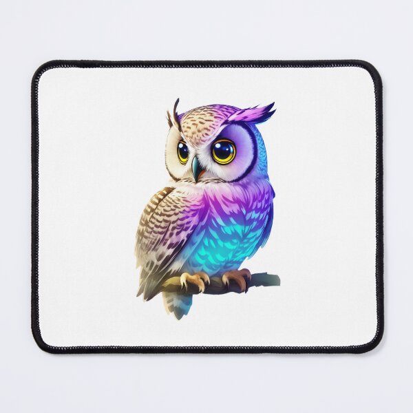 Item preview, Colorful Pastel Holographic Cute Barn Owl designed and sold by Cawaiico.