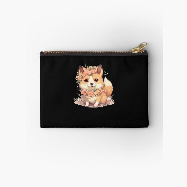Item preview, Japanese dog Shiba Inu girl with flower wreath designed and sold by Naohiro.