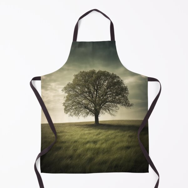 Item preview, "Sunlit Solitude" - Majestic Oak in Lush Sunlit Field, UHD Art Inspired by Paul Dillinger and Lee Bogle designed and sold by stateofhuman.