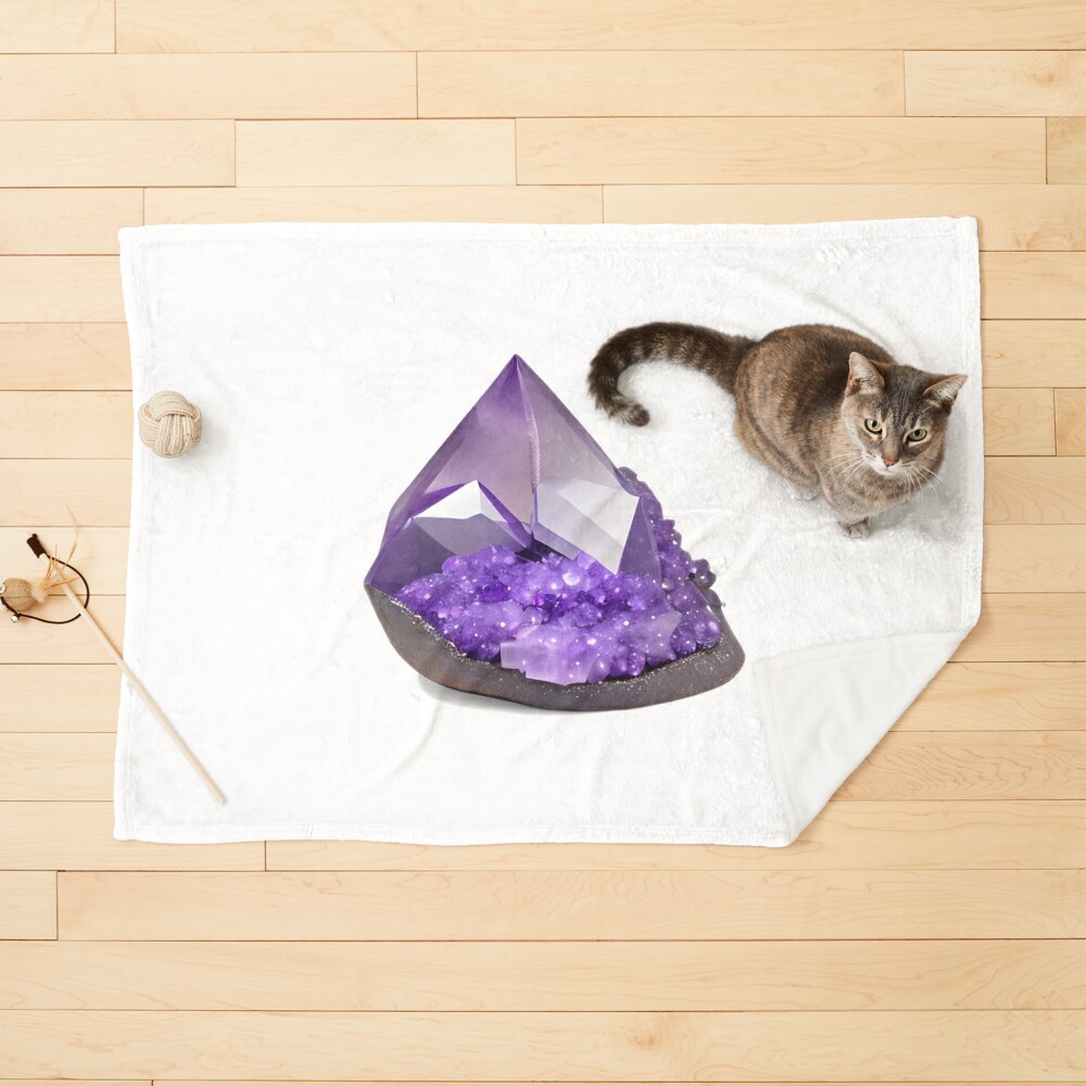 Amethyst Crystal Art Board Print for Sale by CUpToDate