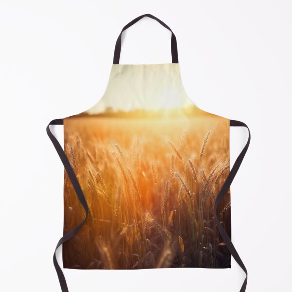 Item preview, Radiant Sunlit Wheat Field at Sunset - Photorealistic Landscapes, UHD Image, Natural Beauty designed and sold by stateofhuman.