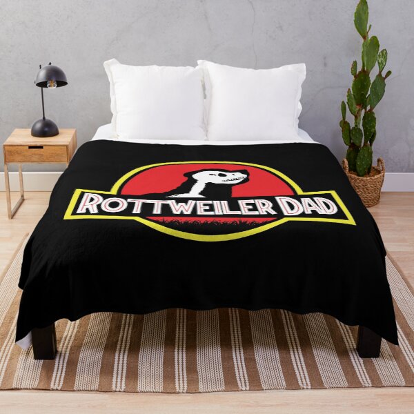 Item preview, (For Dark Background) Jurassic Rottweiler Dad designed and sold by More Cute Dogs.