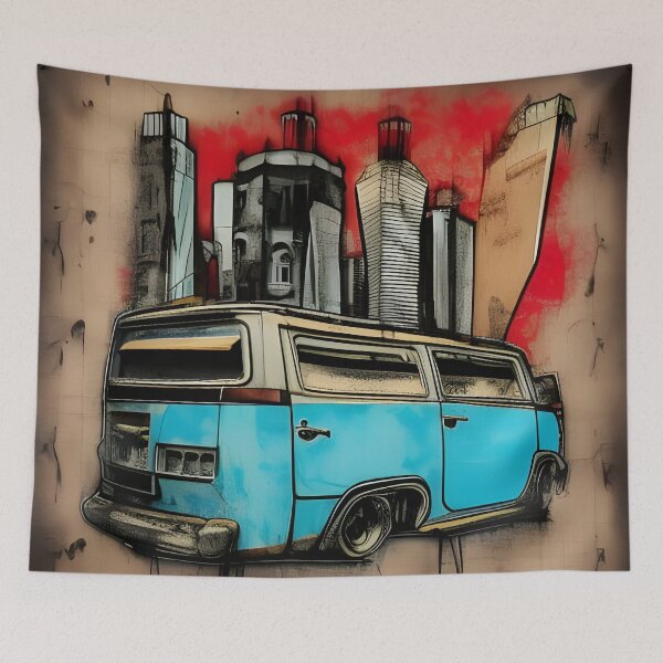 Item preview, Vintage Classic Van Car designed and sold by PC-artist.