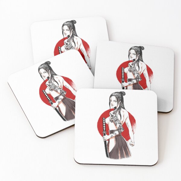 Item preview, Oni Tattoo Female Samurai designed and sold by tadhgwheeler.