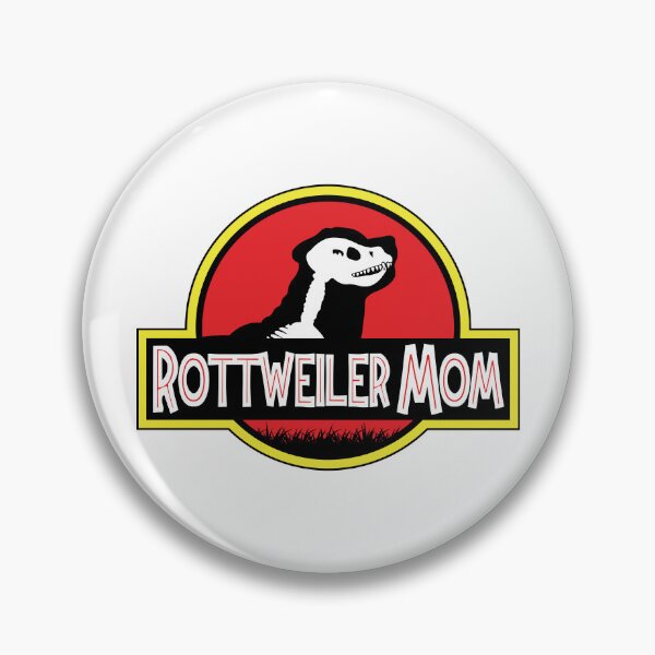 Artikelvorschau, (Für hellen Hintergrund) Jurassic Rottweiler Mom entworfen und verkauft von More Cute Dogs.