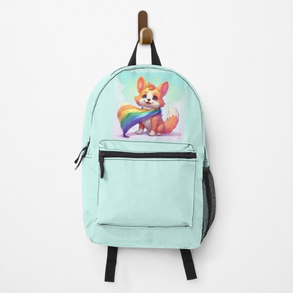 Item preview, Cute colorful rainbow baby fox designed and sold by Earth Nature Creations.