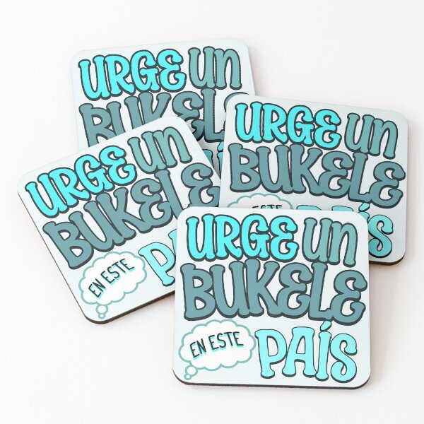 Item preview,  Urge un Bukele en Este País Retro Style Design in Blues designed and sold by PatriciaReyes.
