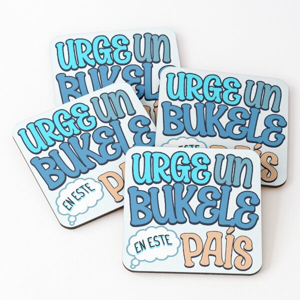 Item preview,  Urge un Bukele en Este País Retro style Design  in Blues and beige designed and sold by PatriciaReyes.