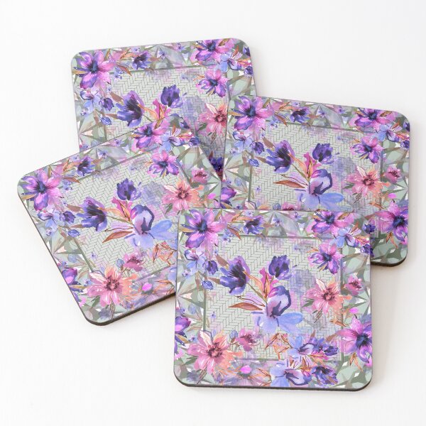 Item preview, Purple flowers  designed and sold by herskarf.