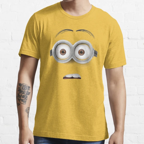 Minions Dave Shocked Face Costume Essential T-Shirt for Sale by FifthSun