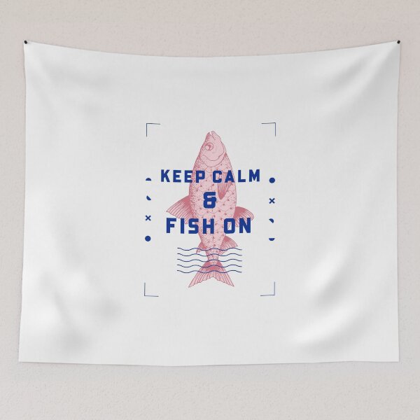 Item preview, Keep Calm & Fish On designed and sold by Abstractbyreyno.