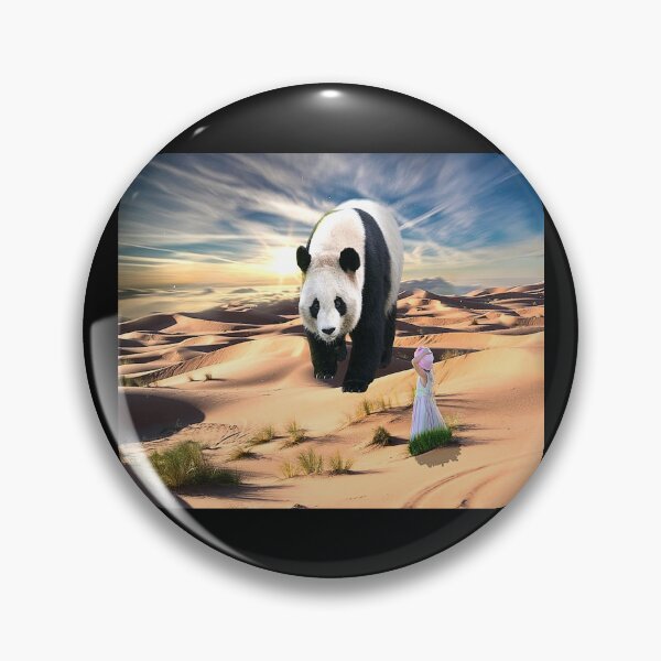 Item preview, Surreal photoshop art: Giant Panda and little girl designed and sold by mturns57.