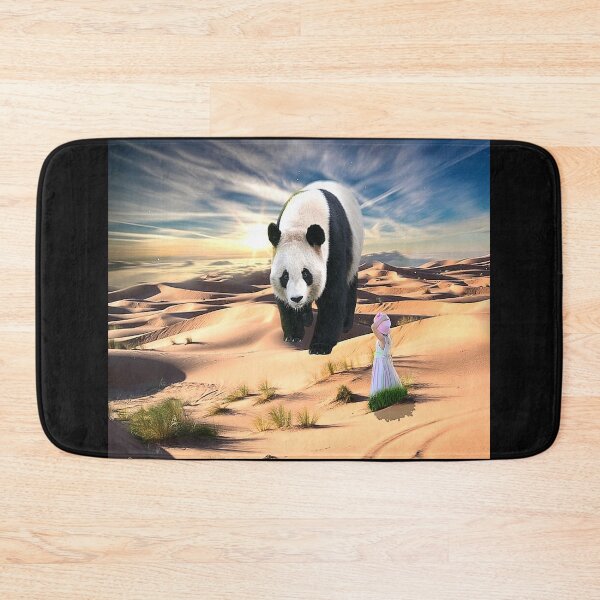 Item preview, Surreal photoshop art: Giant Panda and little girl designed and sold by mturns57.