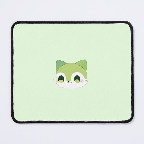 Item preview, cute green kitten drawing RBonville designed and sold by RBonville.