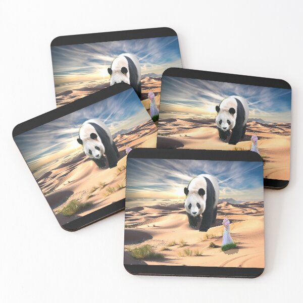 Item preview, Surreal photoshop art: Giant Panda and little girl designed and sold by mturns57.