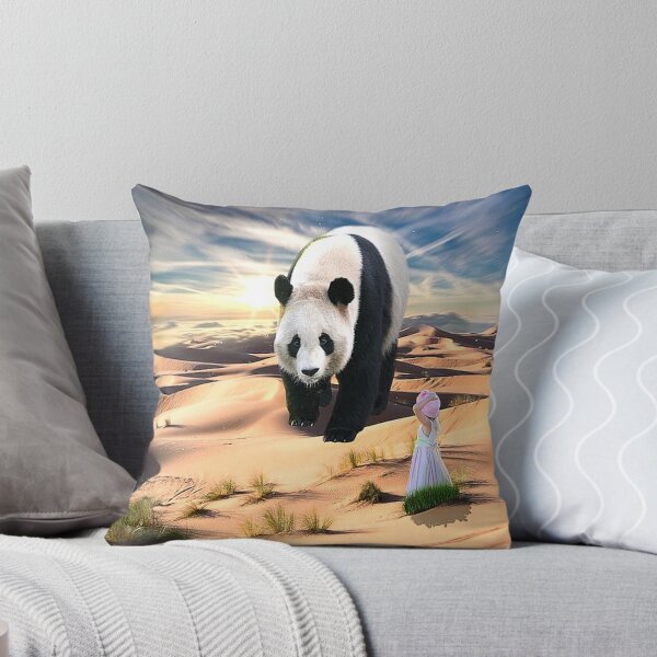 Item preview, Surreal photoshop art: Giant Panda and little girl designed and sold by mturns57.