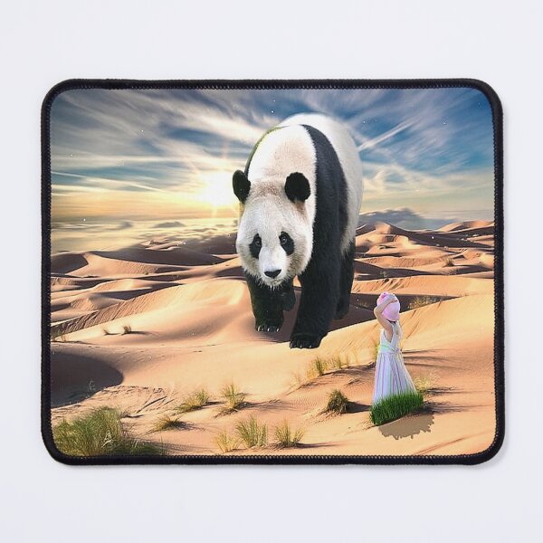Item preview, Surreal photoshop art: Giant Panda and little girl designed and sold by mturns57.