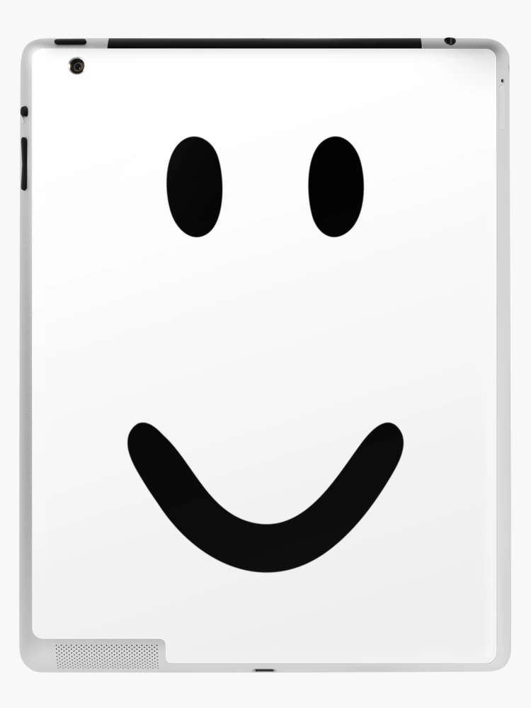 Roblox Default Female Face Smirking Smiling Meme | iPad Case & Skin