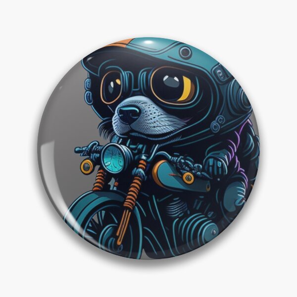 Item preview, Pawsome Biker: Cute Labrador Motorcycle Rider designed and sold by harperjg.