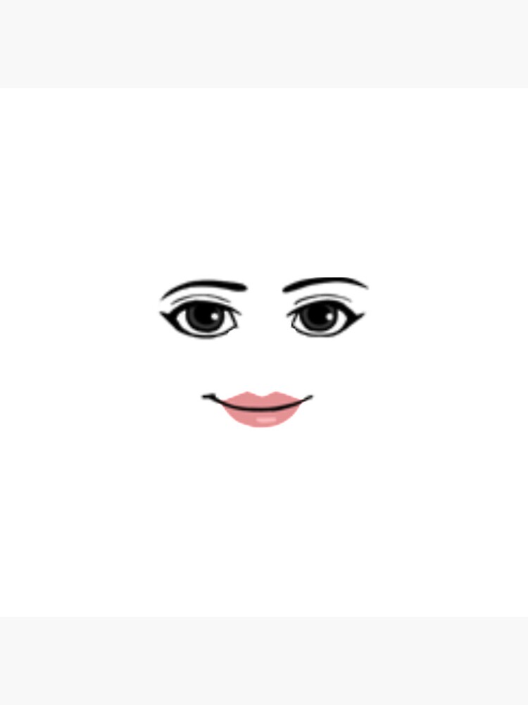 Premium Vector Female face expression doodle funny cute emotion, roblox face  girl 