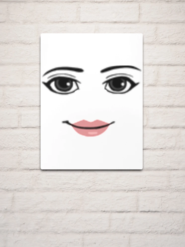 Roblox Default Female Face Smirking Smiling Meme  Cap for Sale by  braelyncollettt