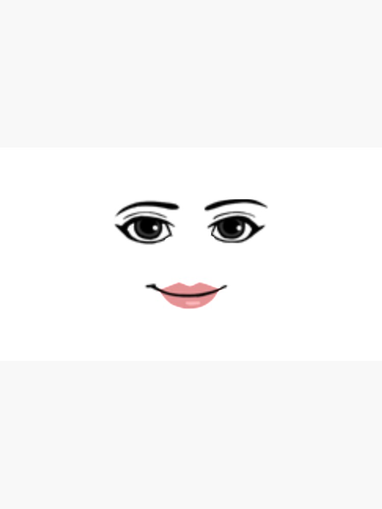 Roblox Default Female Face Smirking Smiling Meme  Sticker for Sale by  braelyncollettt