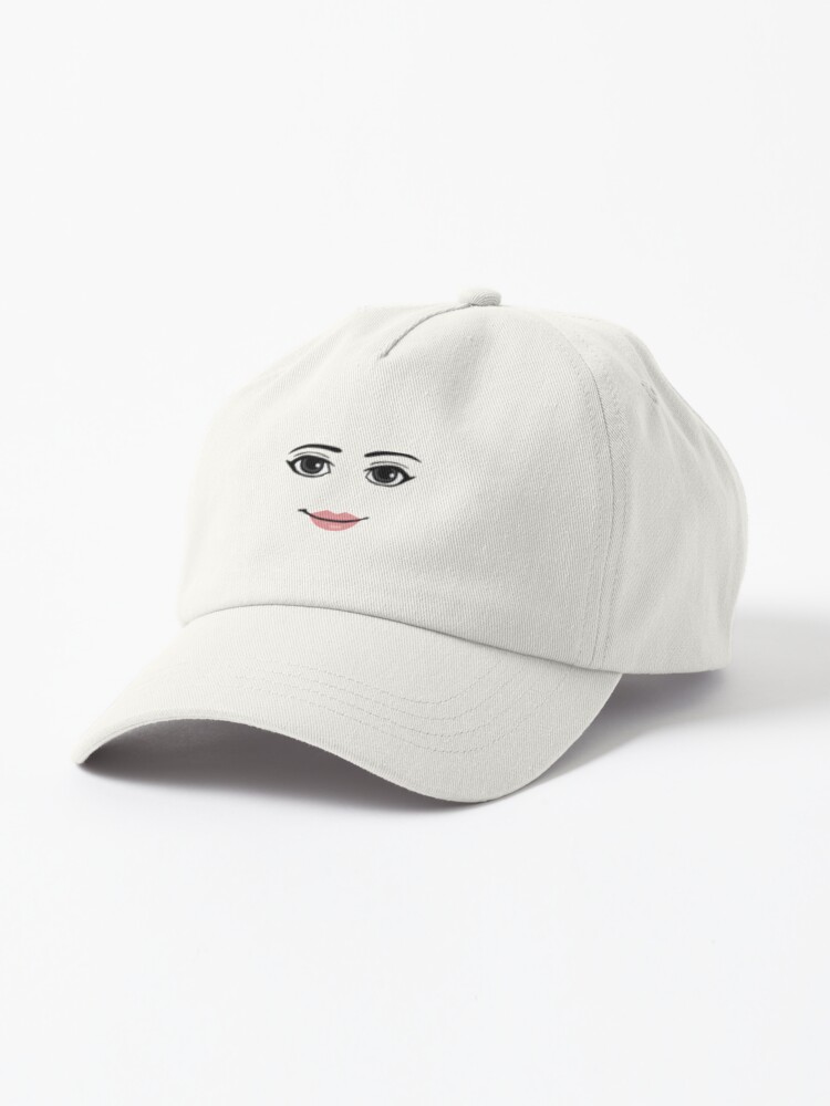 Roblox Default Female Face Smirking Smiling Meme  Cap for Sale by  braelyncollettt