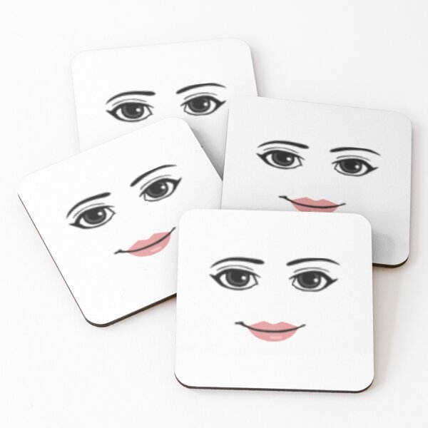 Item preview, Roblox Default Female Face Smirking Smiling Meme   designed and sold by braelyncollettt.