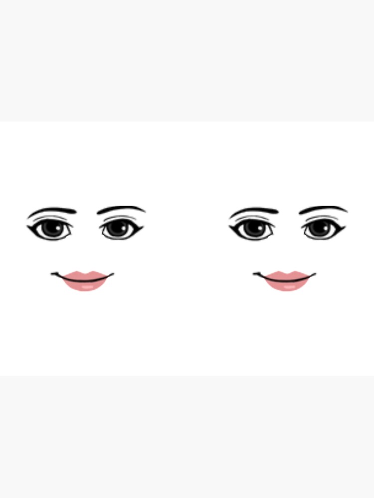 Roblox Default Female Face Smirking Smiling Meme  Sticker for Sale by  braelyncollettt