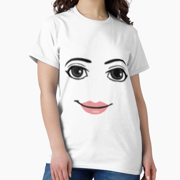 Item preview, Roblox Default Female Face Smirking Smiling Meme   designed and sold by braelyncollettt.