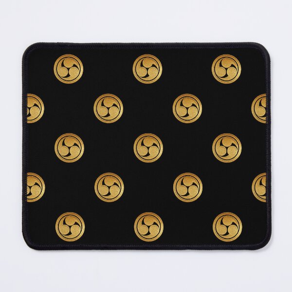 Item preview, Gold Maruni Migi Mitsu Tomoe Kamon designed and sold by Takeda-art.