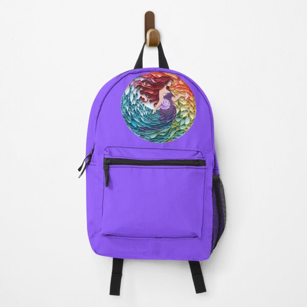 Item preview, Rainbow colored ocean mermaid designed and sold by AdiRemba.