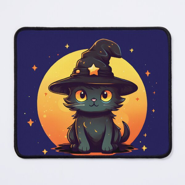 Item preview, Magical Whiskers: Cute 2D Witch Cat designed and sold by Blackstylez.