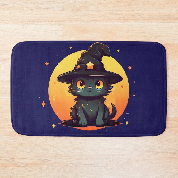 Item preview, Magical Whiskers: Cute 2D Witch Cat designed and sold by Blackstylez.